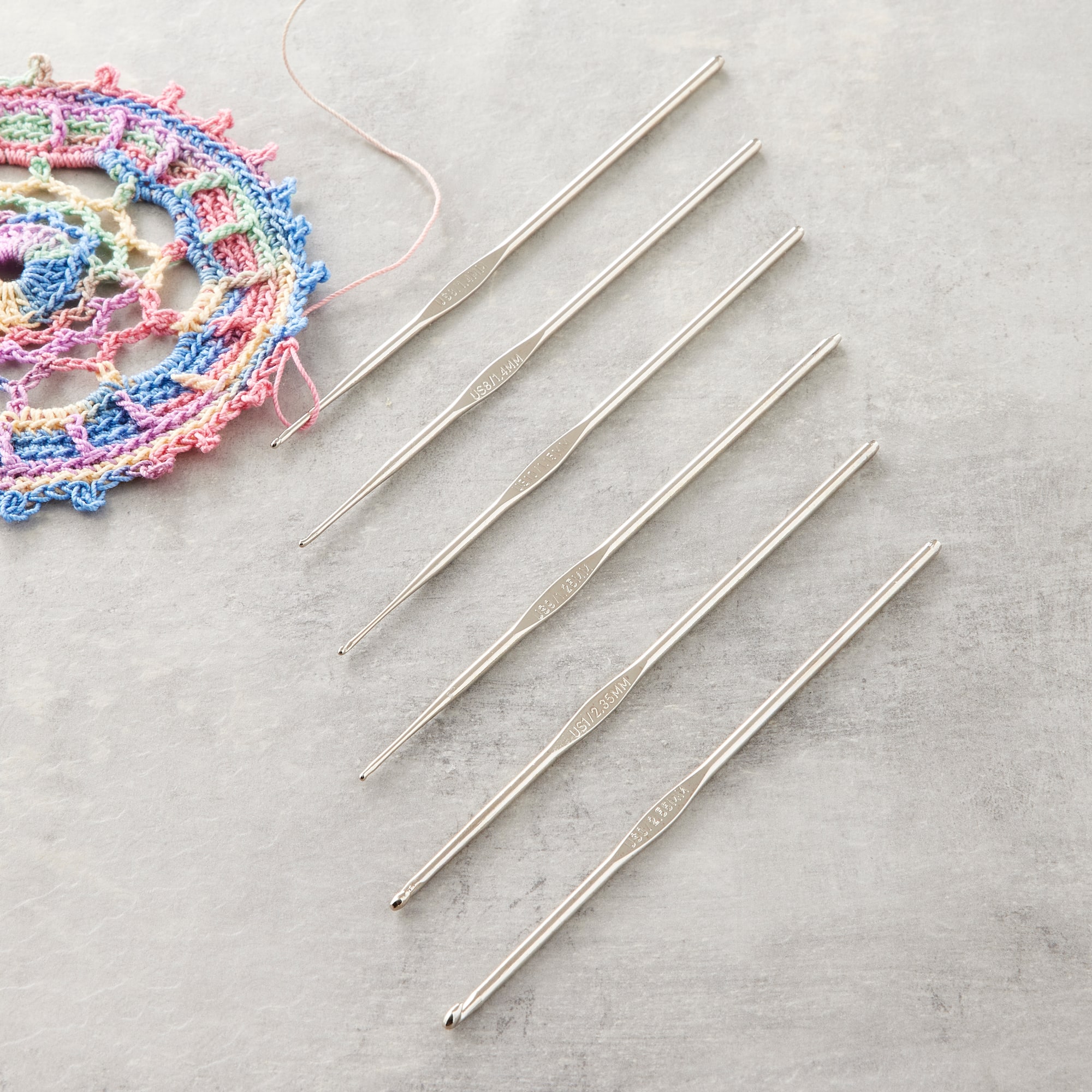 Susan Bates® Steel Crochet Hook Set